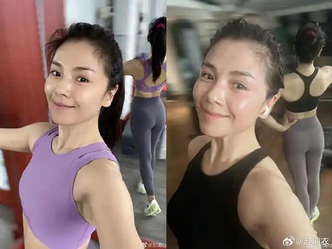 刘涛健身照