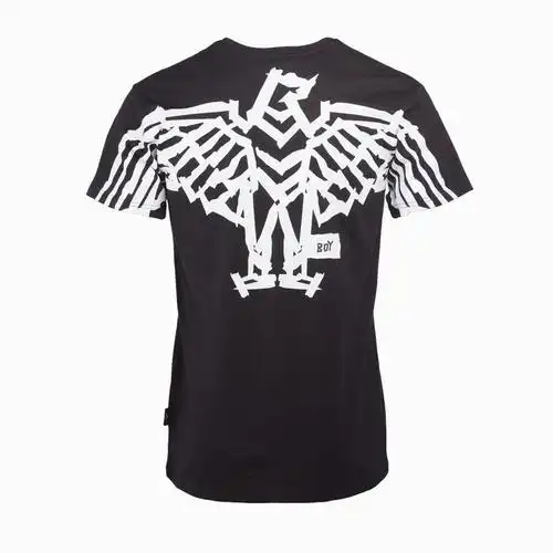 boylondon男女同款老鹰图案logot恤