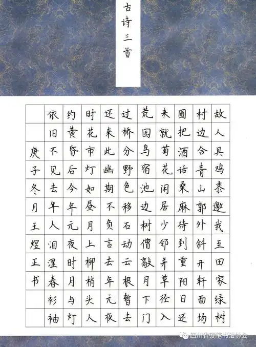 成都市联通杯硬笔书法大赛精品网络展