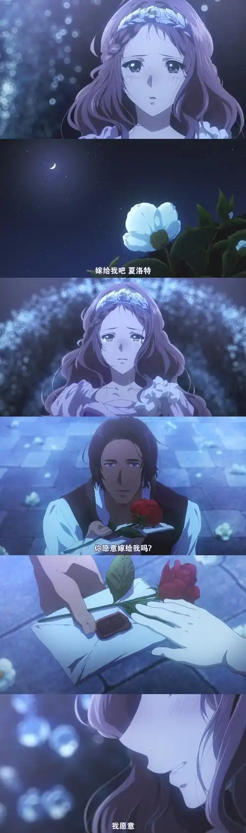 紫罗兰永恒花园 -"嫁给我吧 夏洛特" -"你愿意嫁给我吗"