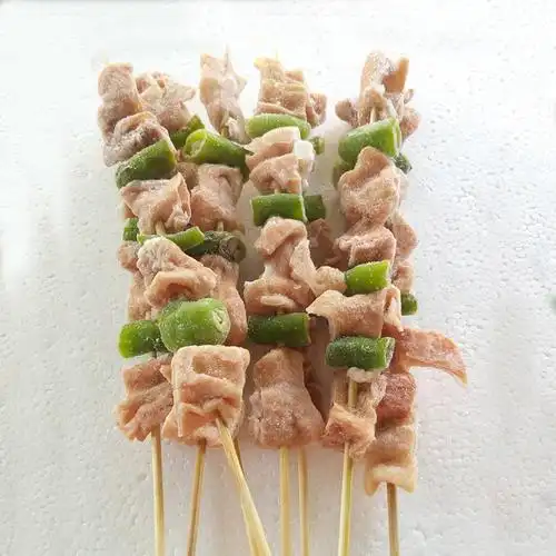 青椒肥肠串图片