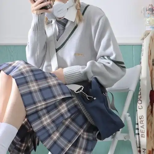 pinopocket口袋商店蓝翎原创jk制服裙女正统jk