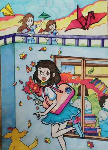 我画我心飞扬青春中学部心理绘画大赛获奖名单公告