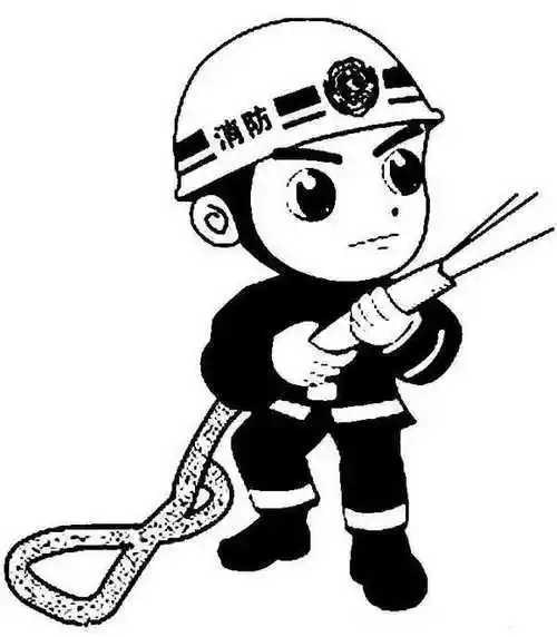 怎么画消防员简笔画消防员简笔画图片