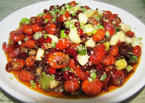 香辣销魂炒虾尾