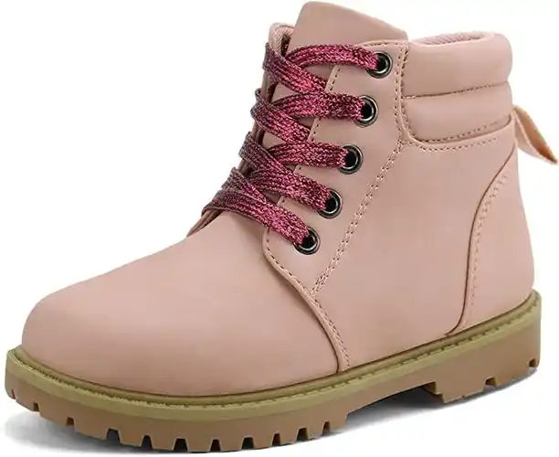 starmerx 男童工作靴儿童系带及踝靴经典战靴(幼儿/小童/大童)