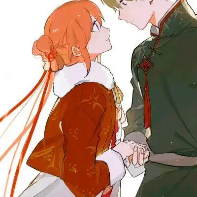 动漫情侣头像一对,真正爱你的人都会主动的