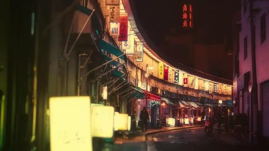 日本,夜景,繁华,电脑壁纸,壁纸日本街头夜景风景