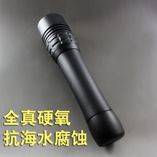 霸光26650防水手电筒强光潜水超亮5000水下专业可充电led浮潜装备