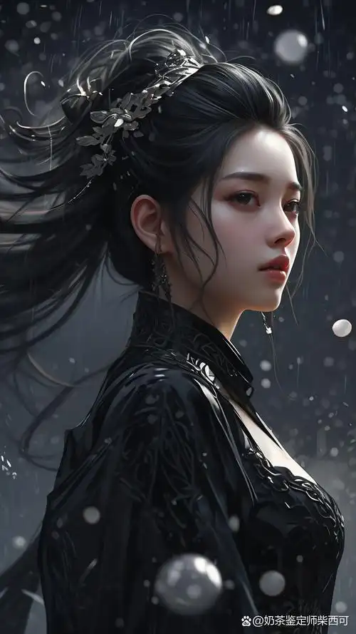 94高冷女生黑色霸气壁纸94 霸气侧漏的高冷女生壁纸来啦!