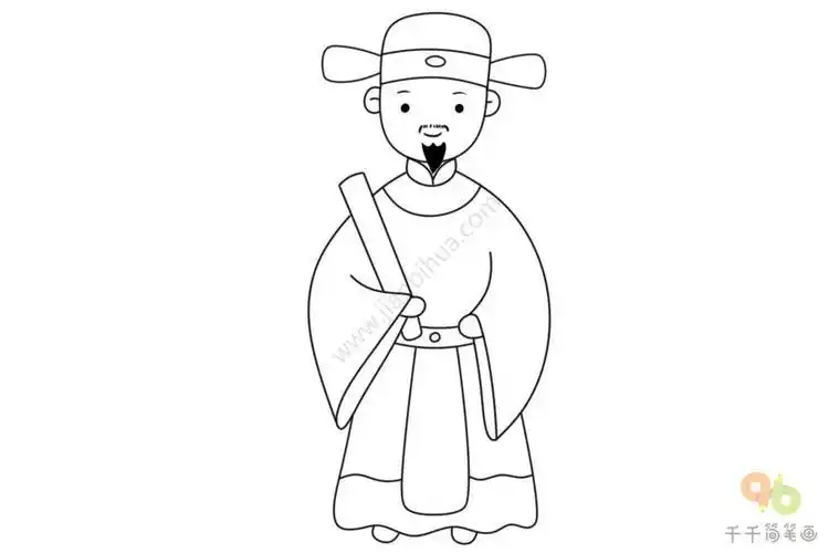 中国古代人图简笔画