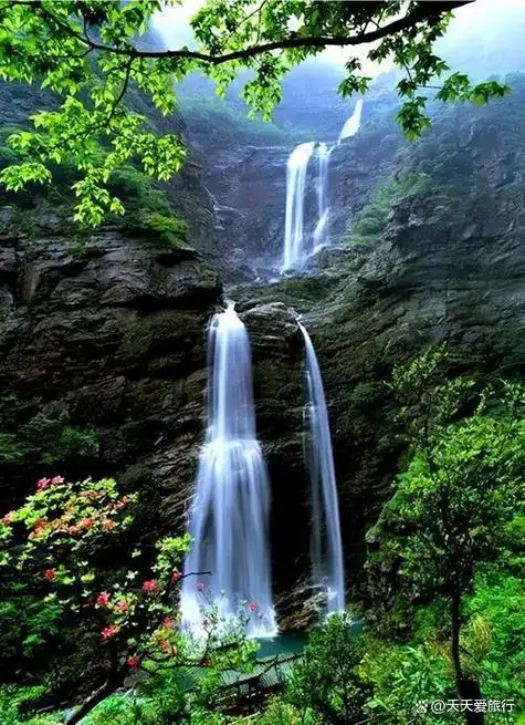 壁纸 风景 旅游 瀑布 山水 桌面 500_689 竖版 竖屏 手机