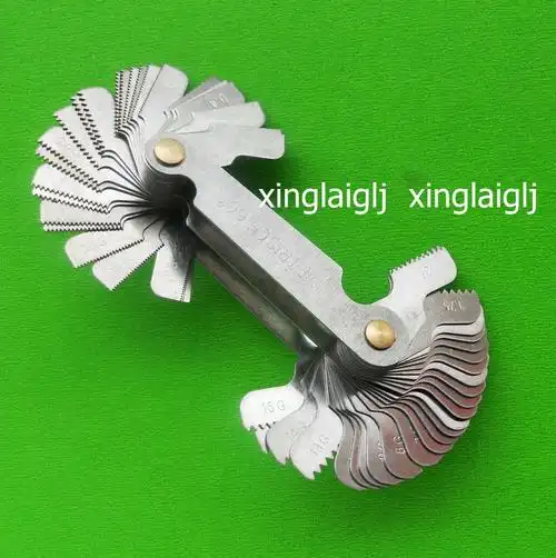 螺纹规牙规55度 60度螺纹样板 公制 英制 公英制样板螺纹规