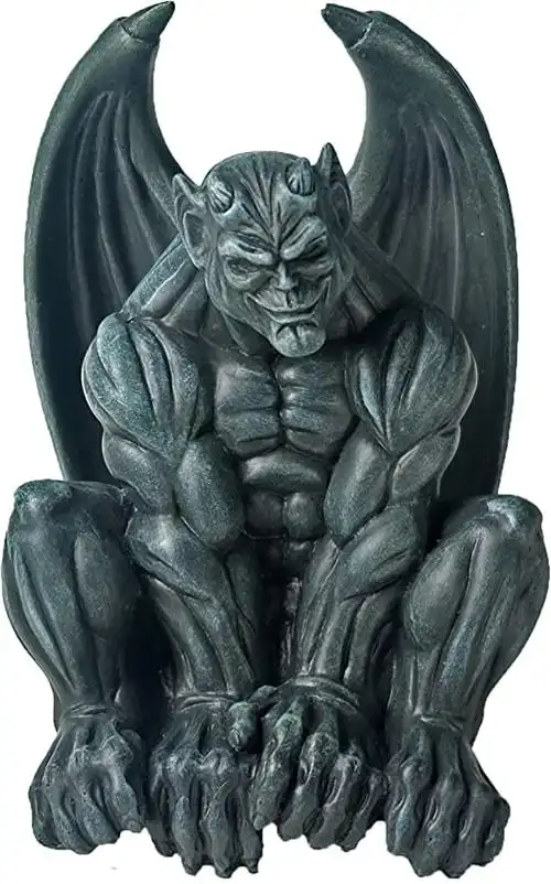 32 厘米 – 树脂室内或室外装饰精细石像鬼雕塑雕像 – 中世纪石像鬼