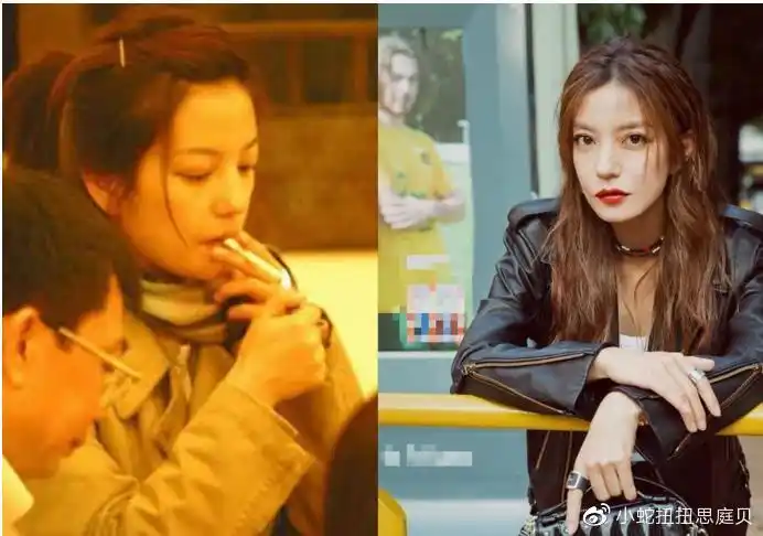 45岁赵薇烟瘾太大室内吸烟姿势老练不避嫌扎双马尾嫩成少女