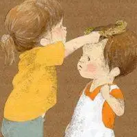 微信头像姐弟卡通头像一半一半_微信头像图片大全