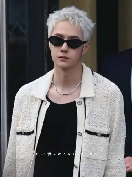 香奈儿官方发王一博##王一博#    王一博香奈儿晚宴惊艳亮相,侧颜杀