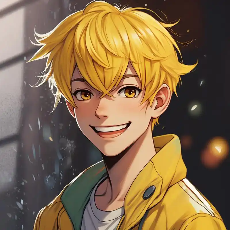 试试这些黄头发的男生头像吧!