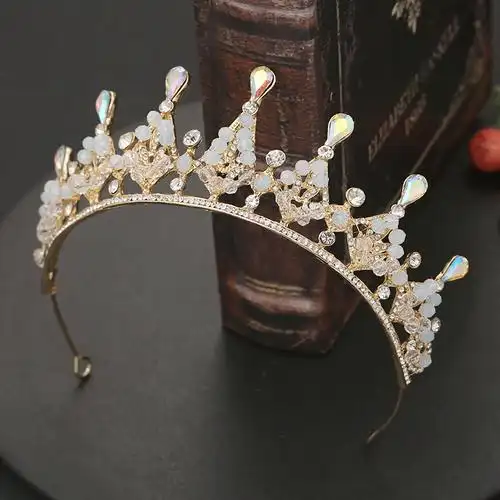 新娘头饰结婚皇冠婚纱饰品儿童王冠女礼服十八岁公主生日成人皇冠