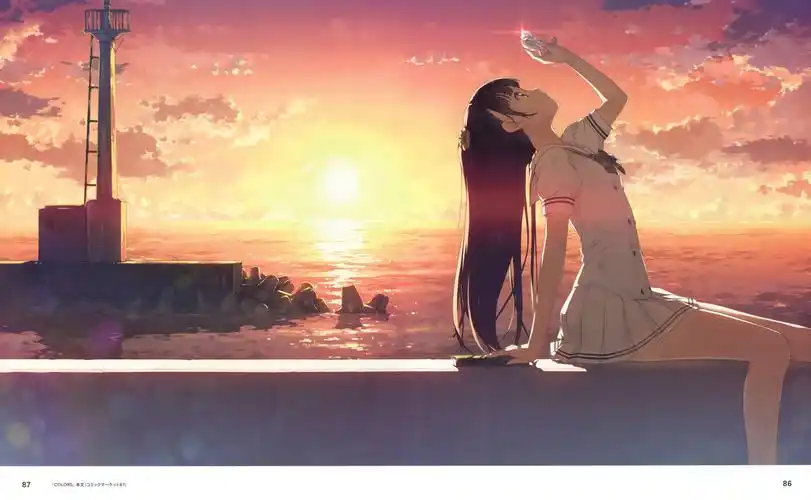 日站搜集-动漫美少女高清画集★【新浪微博:高清无水印iphone萌壁纸