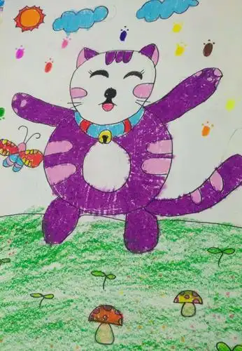 我是二年级二班的潘一诺,这是我的小画册.