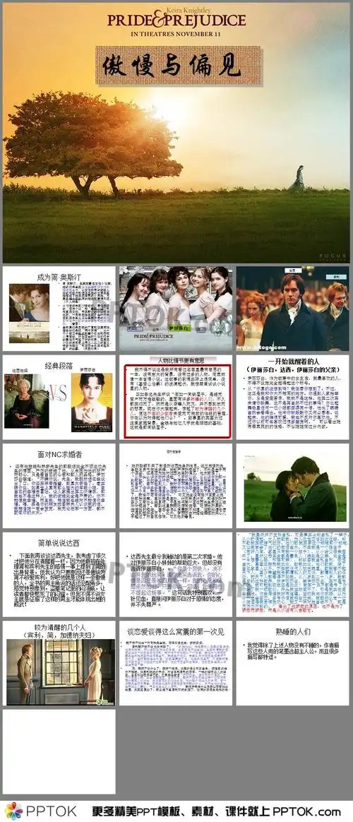 这是一个关于傲慢与偏见人物分析ppt,主要介绍了成为简·奥斯汀,经典