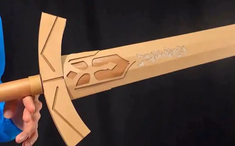 【创意玩具】纸板创意diy,一把玩具宝剑!