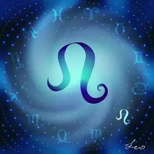 占卜钟摆空间狮子座占星符号空间螺旋照片