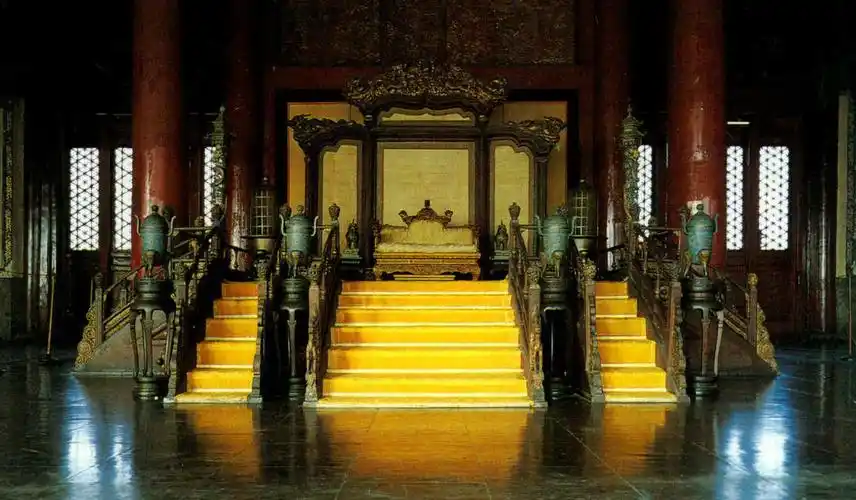 保和殿宝座-故宫建筑及装饰-图片