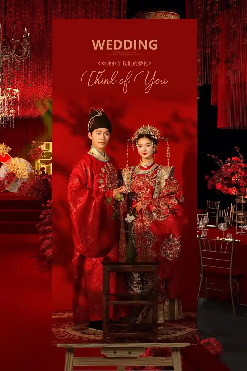 备婚大作战之「显眼敲好看」中式婚礼海报7815 汕头婚纱照