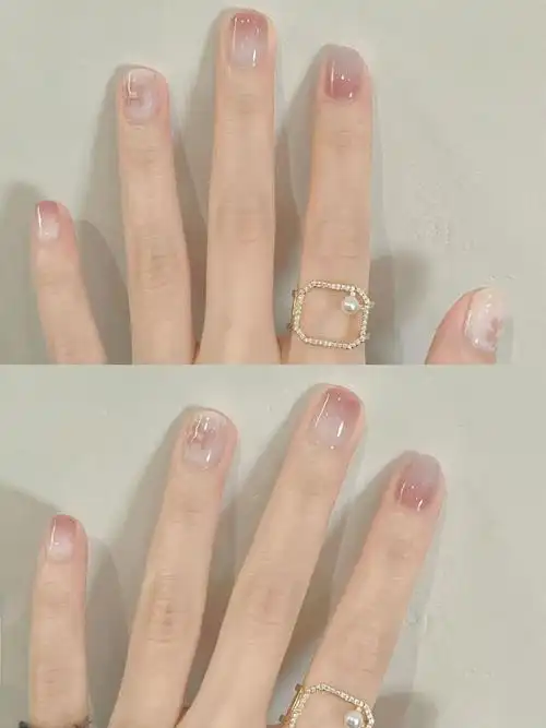 超好看的美甲 短指甲也可以这么美 高级耐看的小短甲推荐 适合上班族