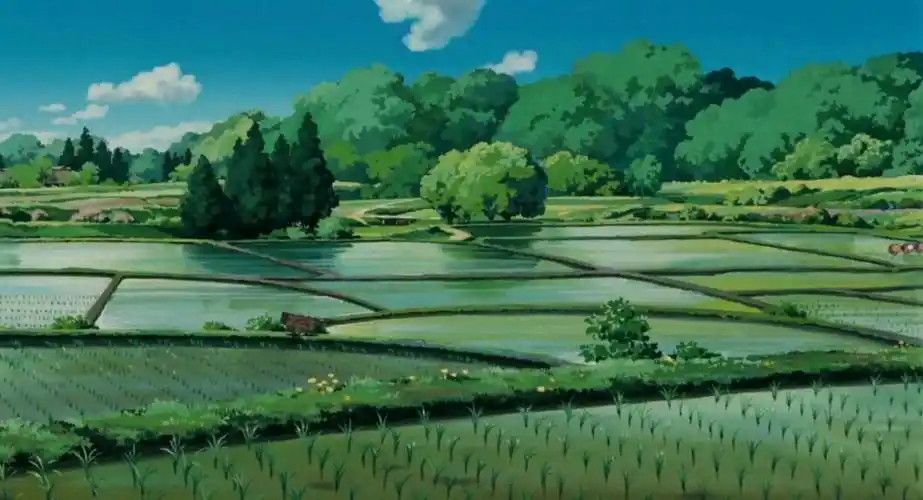 宫崎骏经典动漫剪辑《龙猫》里的风景