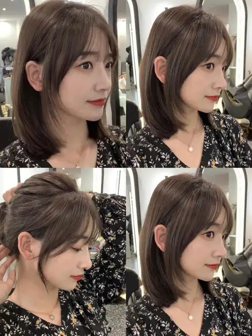 夏天显脸小的减龄锁骨发型