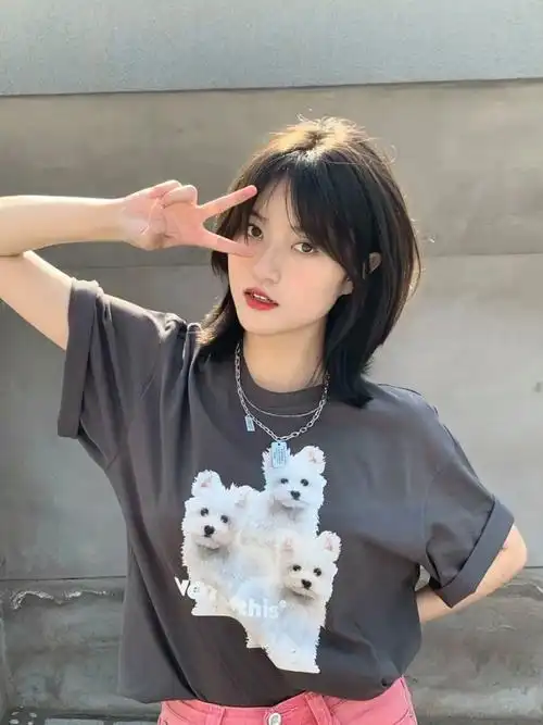 日系少年感短发 圆脸国字脸品脸小发型