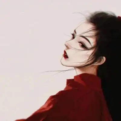 古风真人女子红衣头像 - 堆糖,美图壁纸兴趣社区