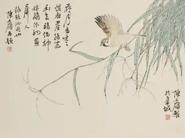 翰墨迎春——陈天硕国画花鸟画作品欣赏