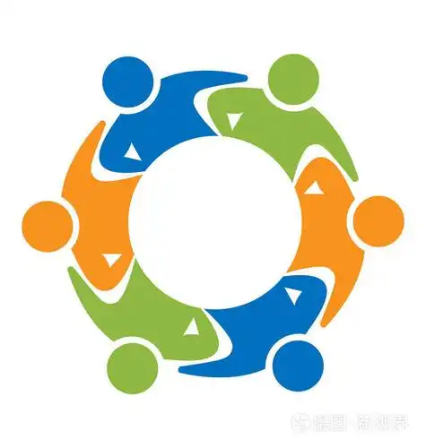 团队精神拥抱人标志