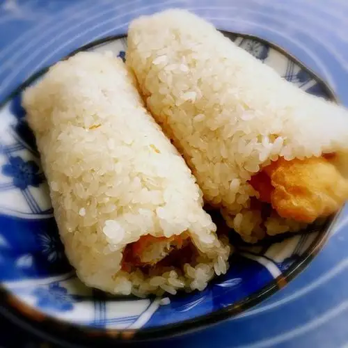 简单的美食做的粢饭团