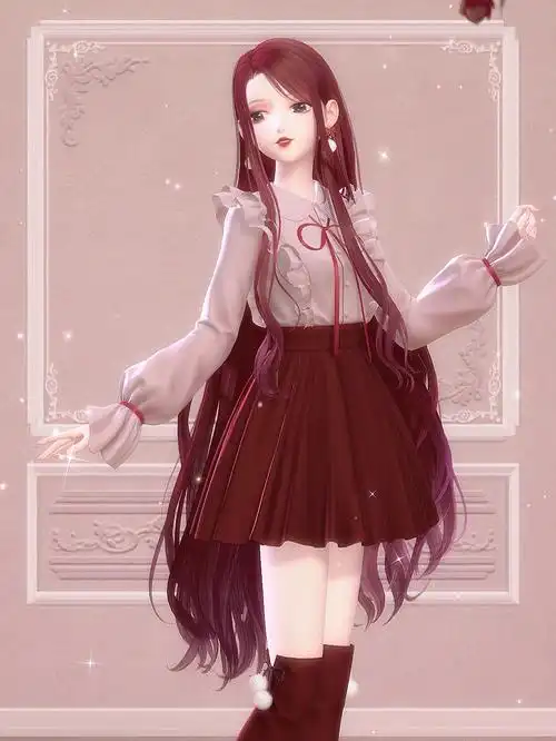 synn  #闪耀暖暖日常  #闪耀暖暖穿搭  红色衣服也很好看啊