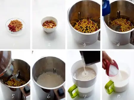 花生豆浆的做法步骤_1