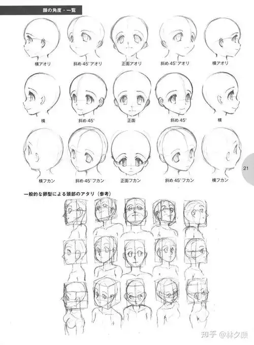 动漫绘画之头部含五官的绘画教程走过别飘过好嘛