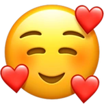 下载"心满意足的笑脸" emoji高清大图 - emoji表情大全,emoji百科