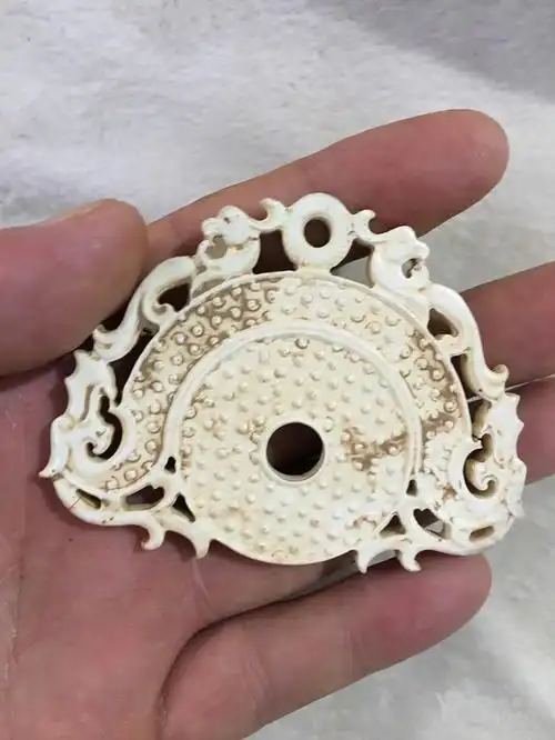 老玉鸡骨白 挂件