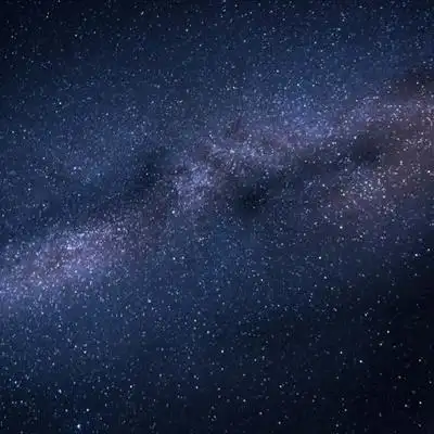 好看唯美纯净的璀璨星空微信风景头像图片