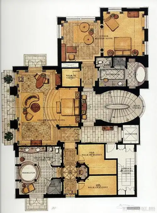 amari的相册-豪宅户型图