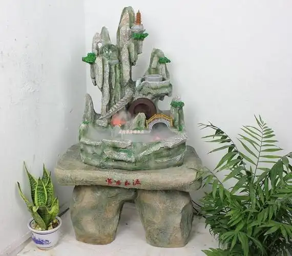 室内假山风水 合理利用人财两旺