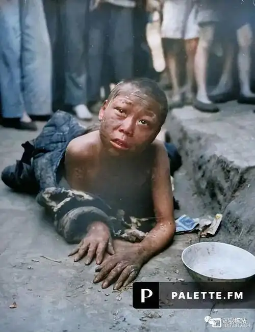 摄影师乔治西尔克的镜头下的民国时期苦难的老百姓