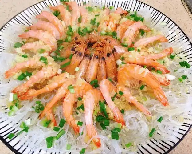 蒜蓉粉丝蒸虾的做法