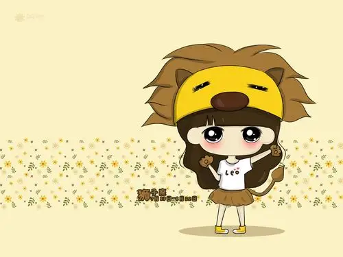 十二星座卡通图片