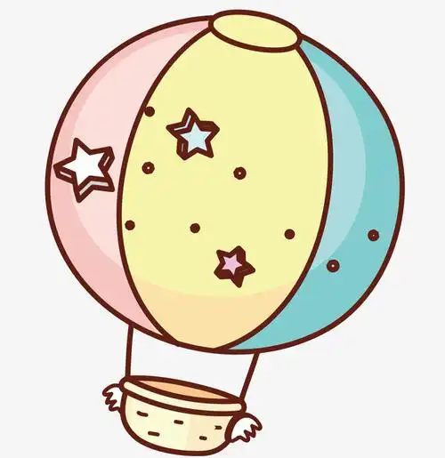 卡通热气球